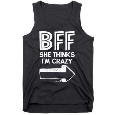 Best Friend Bff Part 1 Of 2 Funny Humorous Tank Top