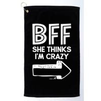 Best Friend Bff Part 1 Of 2 Funny Humorous Golf Towel