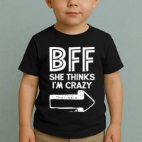 Best Friend Bff Part 1 Of 2 Funny Humorous Toddler T-Shirt