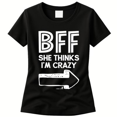 Best Friend Bff Part 1 Of 2 Funny Humorous Womens T-Shirt