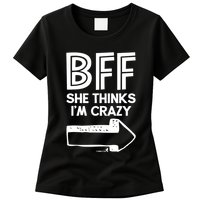 Best Friend Bff Part 1 Of 2 Funny Humorous Womens T-Shirt