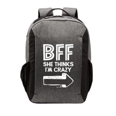 Best Friend Bff Part 1 Of 2 Funny Humorous Vector Backpack