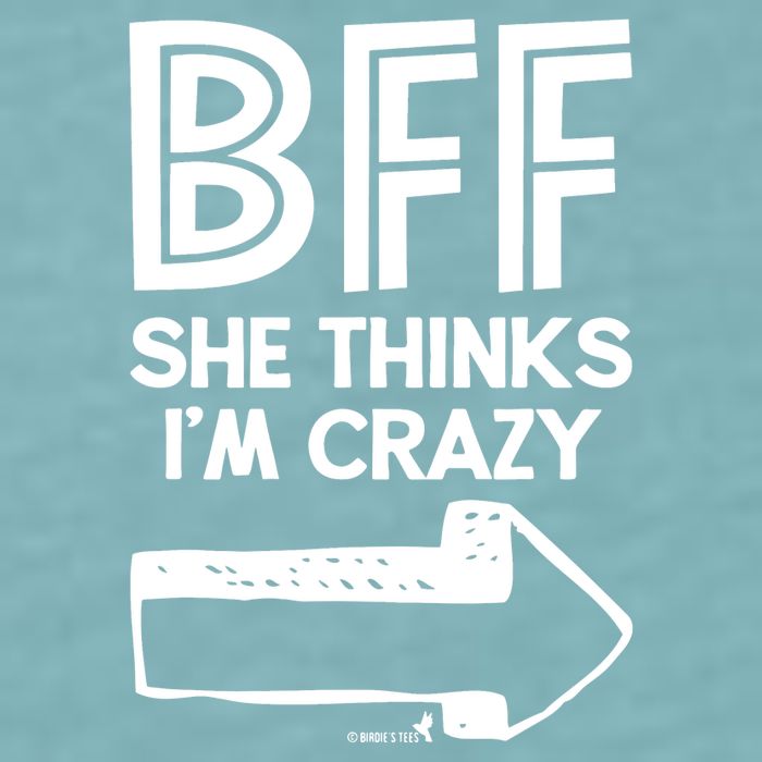 Best Friend Bff Part 1 Of 2 Funny Humorous Sueded Cloud Jersey T-Shirt