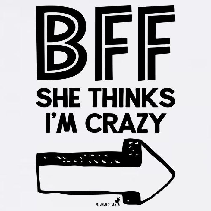 Best Friend Bff Part 1 Of 2 Funny Humorous Garment-Dyed Sweatshirt