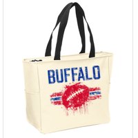 Buffalo Fan Zip Tote Bag