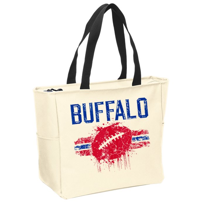Buffalo Fan Zip Tote Bag