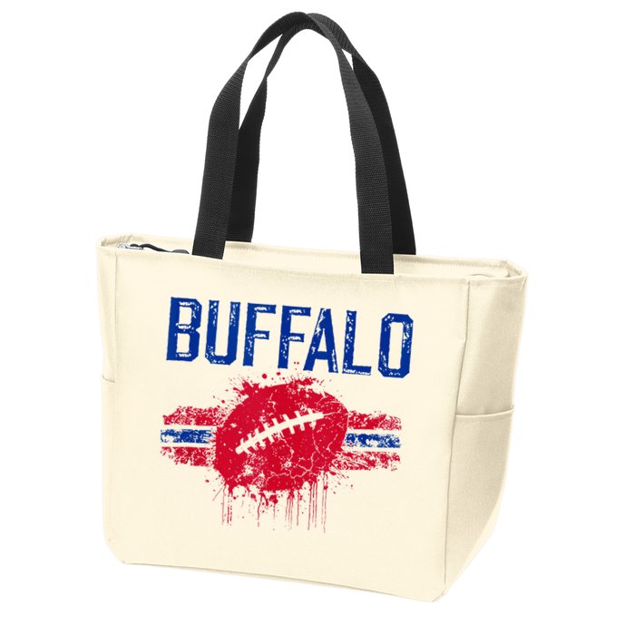 Buffalo Fan Zip Tote Bag