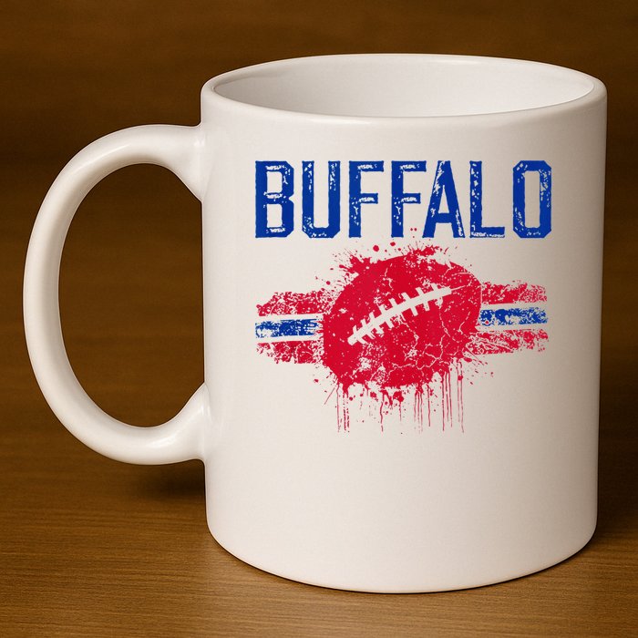 Buffalo Fan 11oz C Handle Ceramic Mug