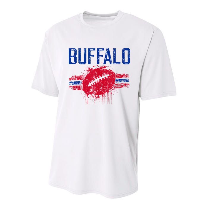 Buffalo Fan Youth Performance Sprint T-Shirt
