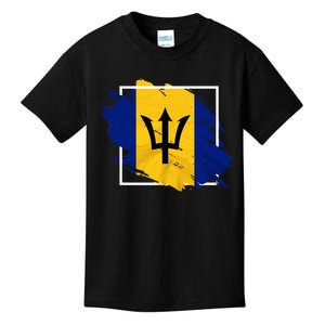 Barbados Flag Barbadian Souvenir Kids T-Shirt