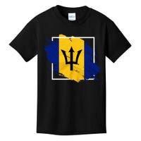 Barbados Flag Barbadian Souvenir Kids T-Shirt