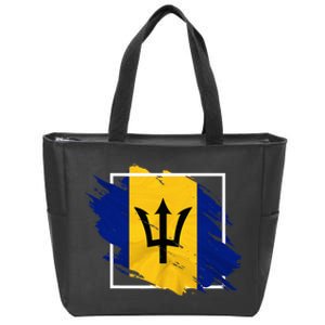 Barbados Flag Barbadian Souvenir Zip Tote Bag