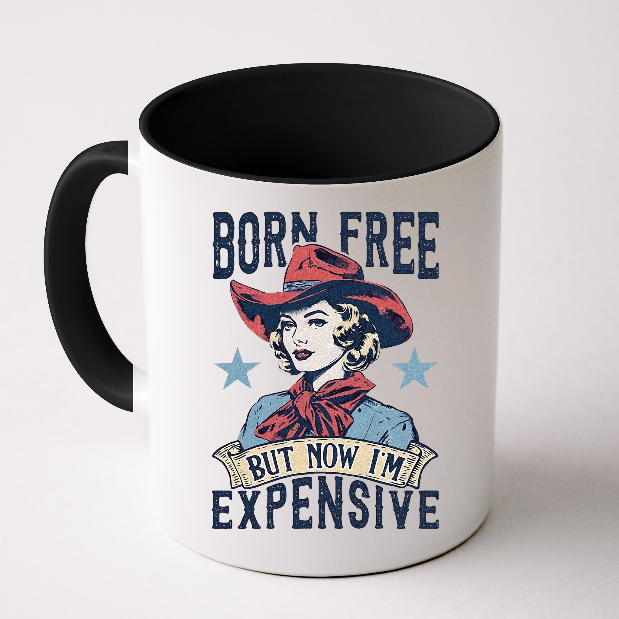 Born Free But Now IM Expensive 4th Of July Mug