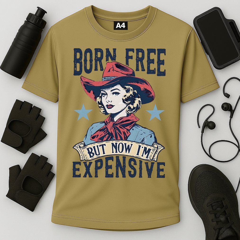 Born Free But Now IM Expensive 4th Of July Performance Shirt