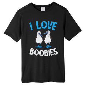 Blue Footed Booby I Love Boobies Blue Footed Booby Lover Tall Fusion ChromaSoft Performance T-Shirt