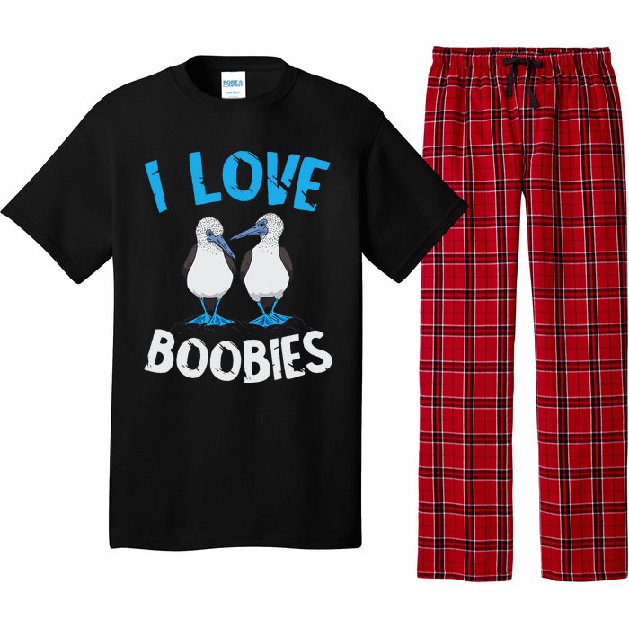 Blue Footed Booby I Love Boobies Blue Footed Booby Lover Pajama Set