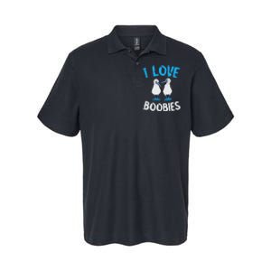 Blue Footed Booby I Love Boobies Blue Footed Booby Lover Softstyle Adult Sport Polo