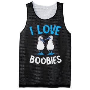 Blue Footed Booby I Love Boobies Blue Footed Booby Lover Mesh Reversible Basketball Jersey Tank