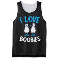 Blue Footed Booby I Love Boobies Blue Footed Booby Lover Mesh Reversible Basketball Jersey Tank