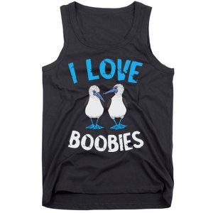 Blue Footed Booby I Love Boobies Blue Footed Booby Lover Tank Top