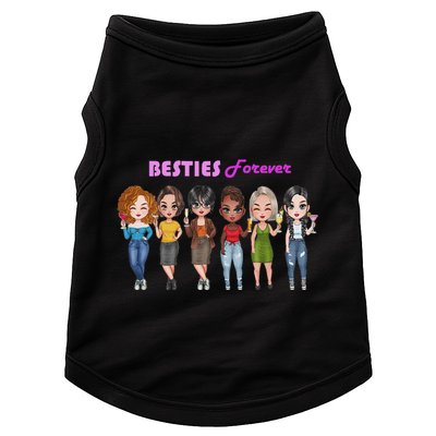 Besties Forever Bff Best Friends Drinking Buddies Doggie Tank
