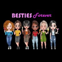 Besties Forever Bff Best Friends Drinking Buddies Cooling Performance Crew T-Shirt