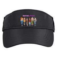 Besties Forever Bff Best Friends Drinking Buddies Adult Drive Performance Visor