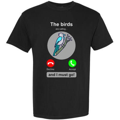 Birding Funny Bird Watcher Bird Lover Gift Garment-Dyed Heavyweight T-Shirt