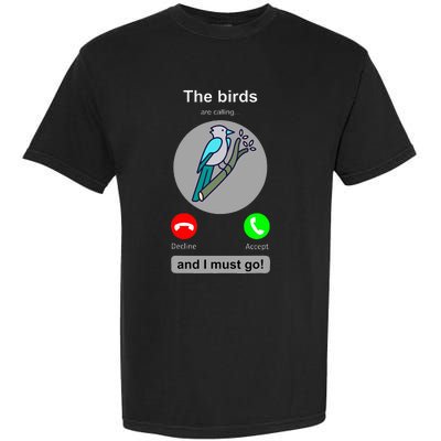 Birding Funny Bird Watcher Bird Lover Gift Garment-Dyed Heavyweight T-Shirt