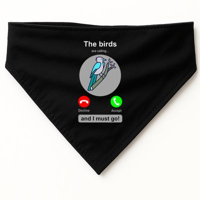 Birding Funny Bird Watcher Bird Lover Gift USA-Made Doggie Bandana