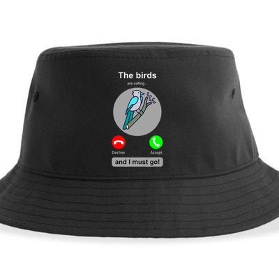 Birding Funny Bird Watcher Bird Lover Gift Sustainable Bucket Hat