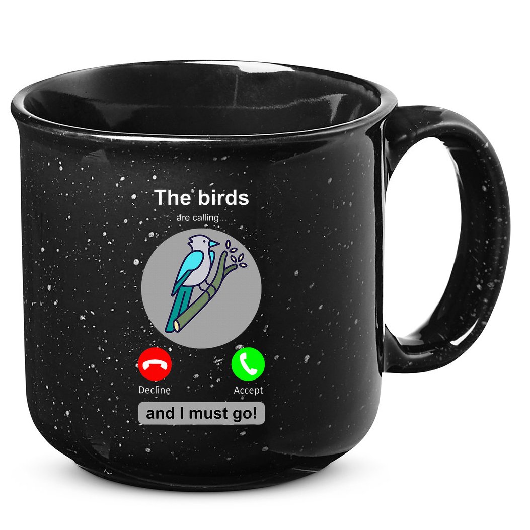 Birding Funny Bird Watcher Bird Lover Gift 15oz Campfire Ceramic Mug