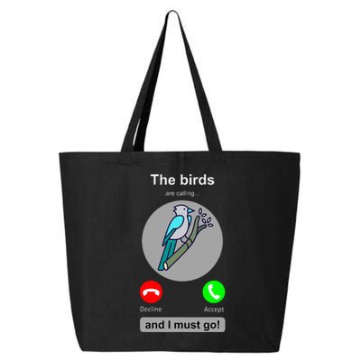 Birding Funny Bird Watcher Bird Lover Gift 25L Jumbo Tote