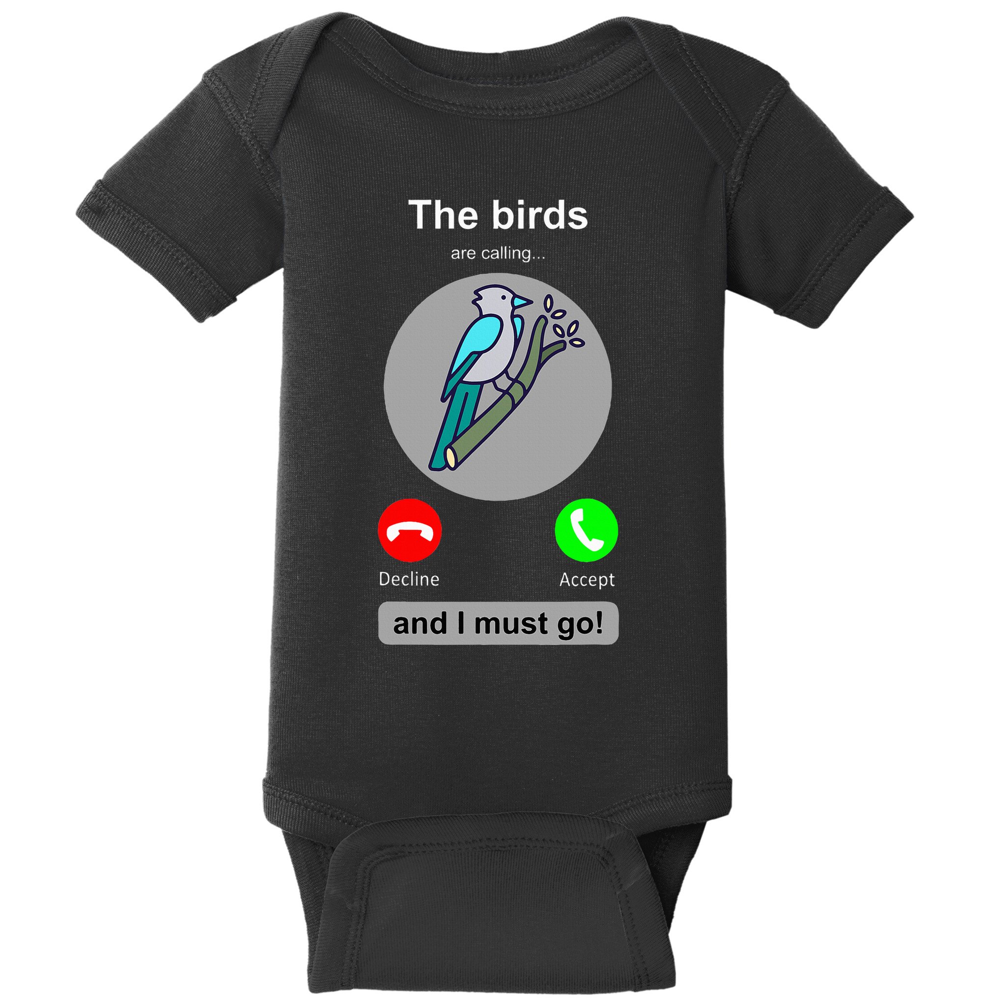 Birding Funny Bird Watcher Bird Lover Gift Baby Bodysuit