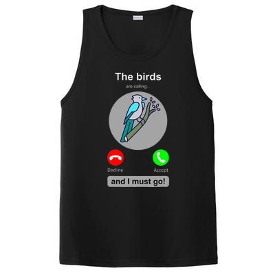 Birding Funny Bird Watcher Bird Lover Gift PosiCharge Competitor Tank