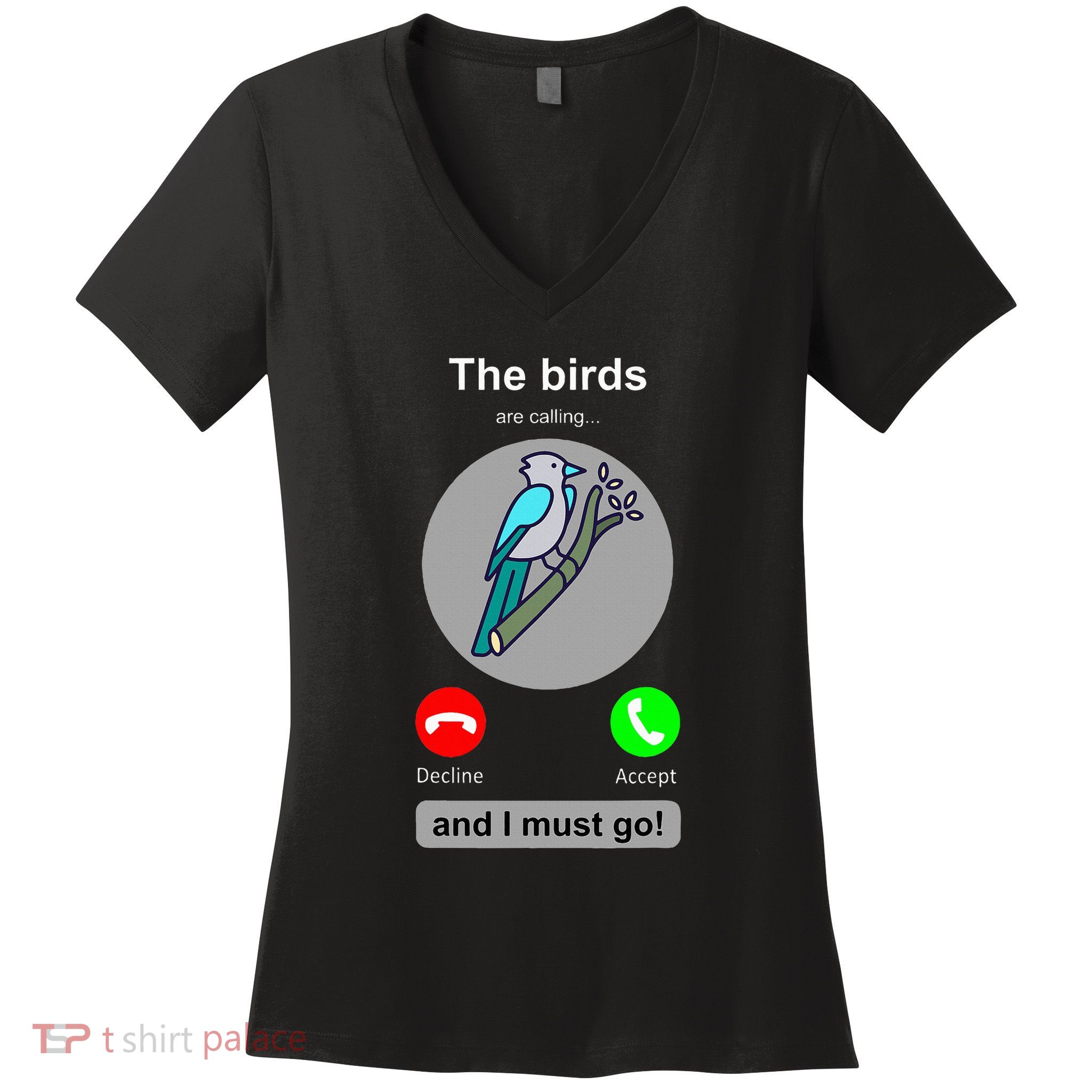 Birding Funny Bird Watcher Bird Lover Gift Women's V-Neck T-Shirt