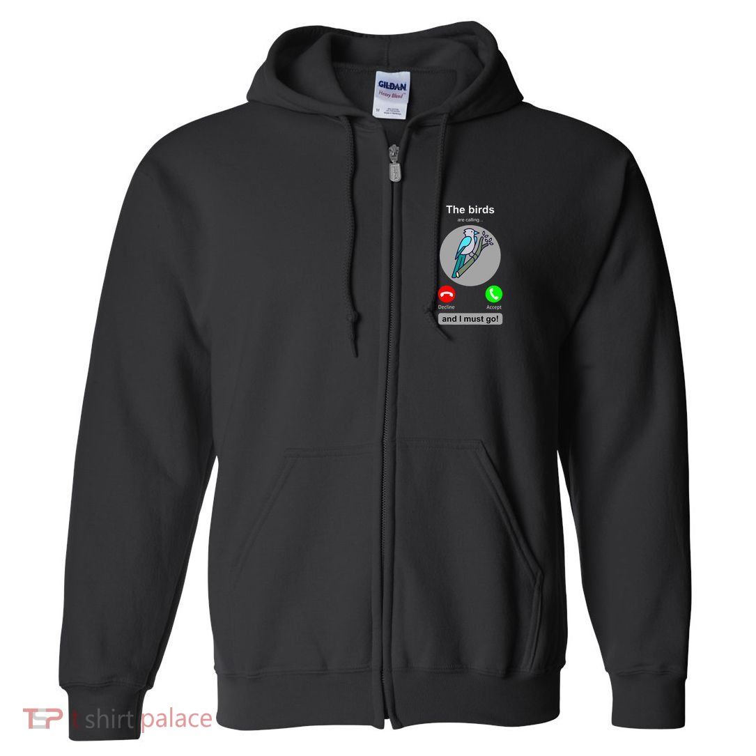Birding Funny Bird Watcher Bird Lover Gift Full Zip Hoodie