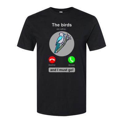 Birding Funny Bird Watcher Bird Lover Gift Softstyle CVC T-Shirt