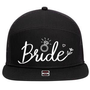 BridetoBe For Bridal Shower Or Bachelorette Party 7 Panel Mesh Trucker Snapback Hat