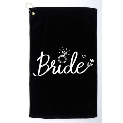 BridetoBe For Bridal Shower Or Bachelorette Party Platinum Collection Golf Towel