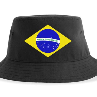 Brazilian Flag Sustainable Bucket Hat