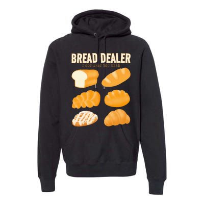 Bakery Funny Bread Baker Bread Dealer Making Dough Baking Premium Hoodie