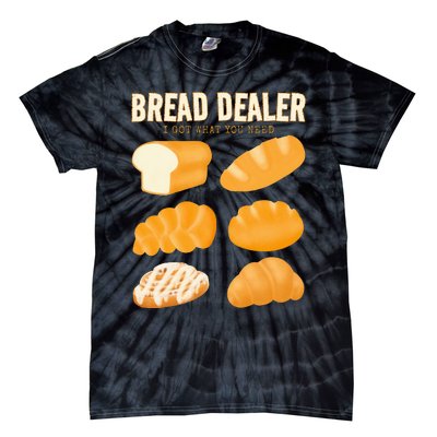 Bakery Funny Bread Baker Bread Dealer Making Dough Baking Tie-Dye T-Shirt