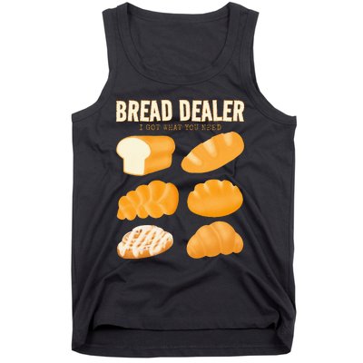 Bakery Funny Bread Baker Bread Dealer Making Dough Baking Tank Top