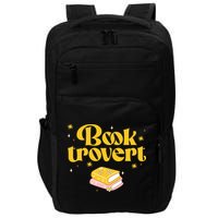 Booktrovert Funny Book Lover Reading Impact Tech Backpack