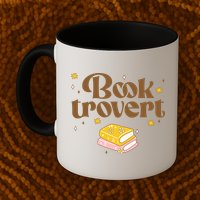 Booktrovert Funny Book Lover Reading Mug