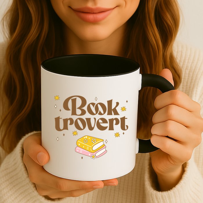 Booktrovert Funny Book Lover Reading Mug