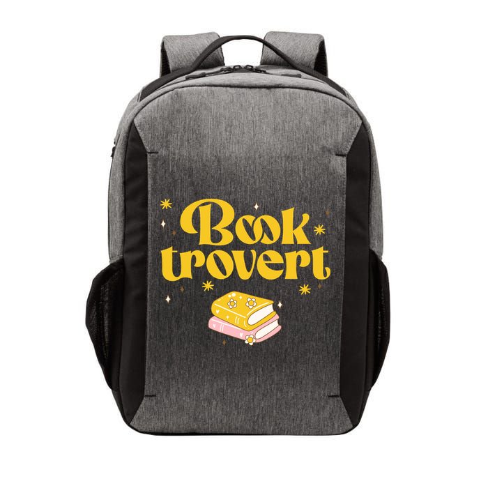 Booktrovert Funny Book Lover Reading Vector Backpack