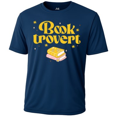 Booktrovert Funny Book Lover Reading Cooling Performance Crew T-Shirt