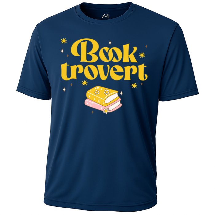 Booktrovert Funny Book Lover Reading Cooling Performance Crew T-Shirt